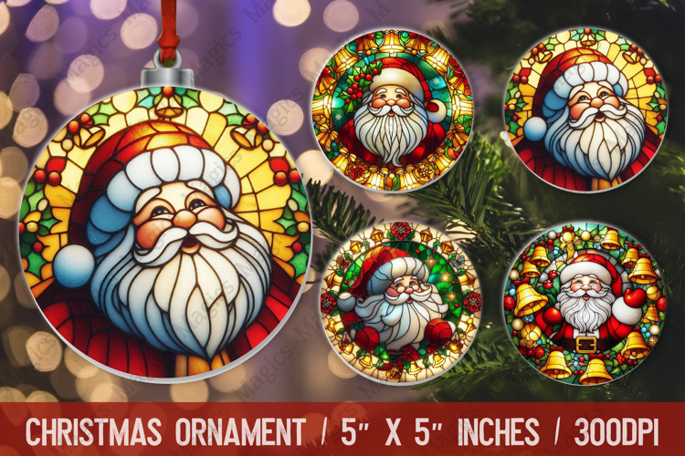 Christmas Ornaments Sublimation, Ornaments PNG Design