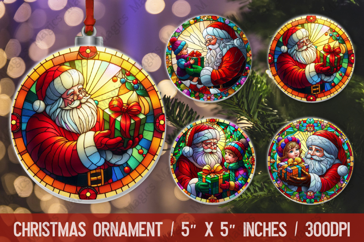 Christmas Ornaments Sublimation, Ornaments PNG Design