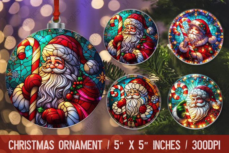 Christmas Ornaments Sublimation, Ornaments PNG Design