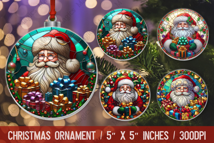 Christmas Ornaments Sublimation, Ornaments PNG Design
