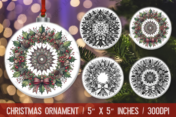 Christmas Ornaments Clipart Image 22