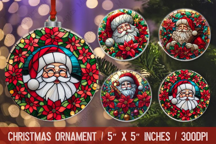 Christmas Ornaments Sublimation, Ornaments PNG Design