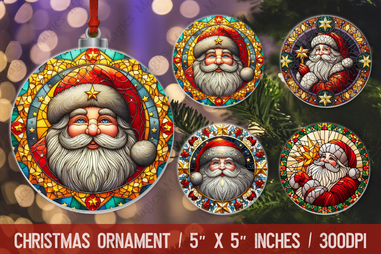 Christmas Ornaments Sublimation, Ornaments PNG Design