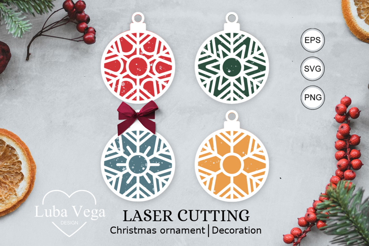 Laser Cut Christmas SVG / laser cut christmas ornaments svg