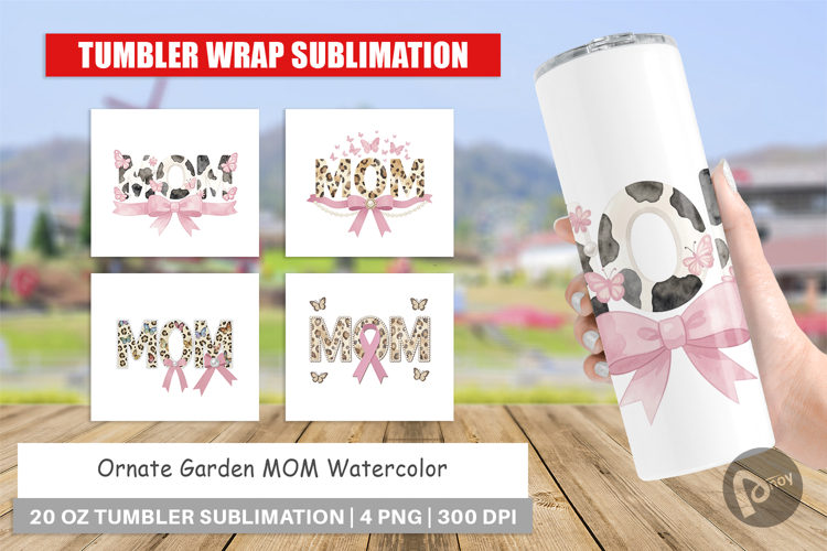 Ornate Garden MOM Tumbler