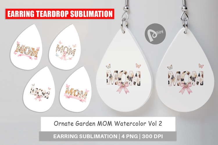 Ornate Garden MOM Earring