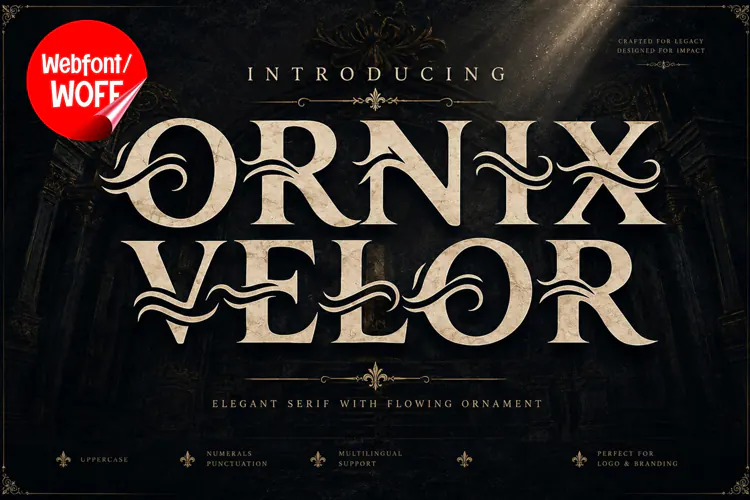 Ornix Velor - Elegant Serif Webfont