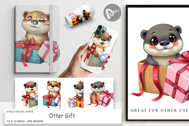 Otter Clipart Image 24