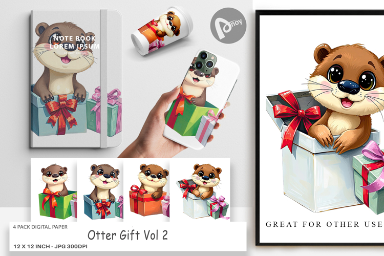 Otter Clipart Image 23