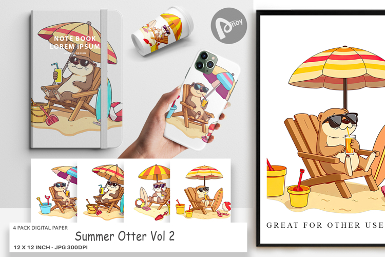 Otter Clipart Image 4