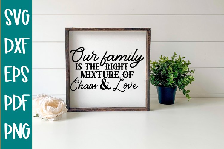 Our Family SVG Cut file example image 1