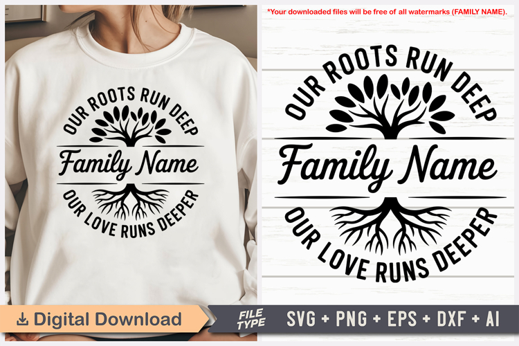 Our Roots Run Deep Our Love Runs Deeper SVG | Family Reunion