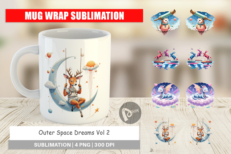 Mug Wrap Space Dreamscape