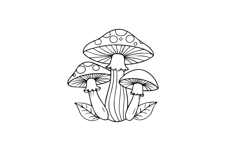 Mushroom Outline Image 4