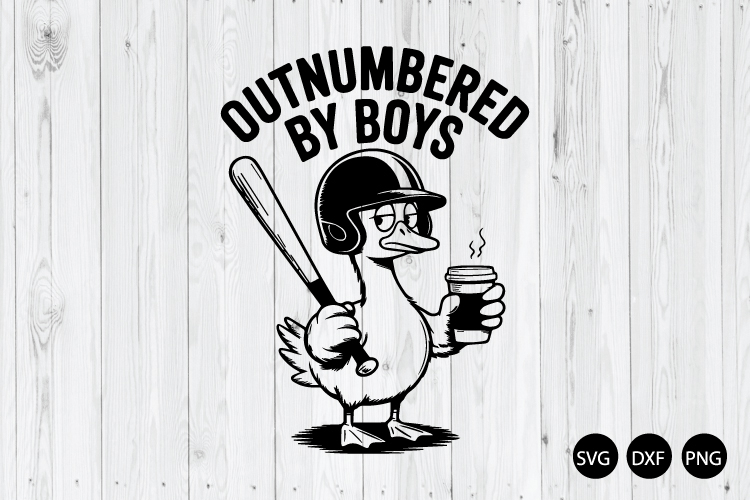 Outnumbered by Boys SVG, Silly Goose SVG, Goose Mom SVG
