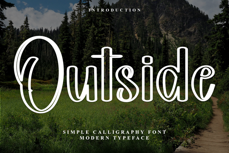 Outside