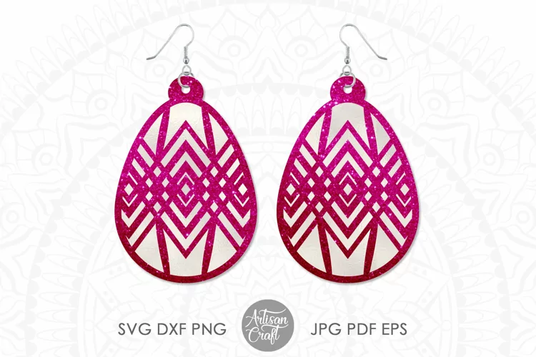 Easter earrings | Easter egg earrings | laser cut jewelry