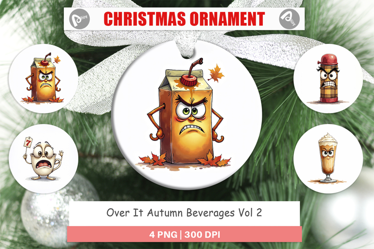 Autumn Beverages Ornament