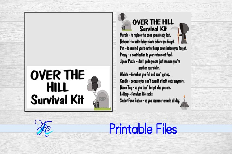 Over The Hill Birthday Survival Kit (2382878)