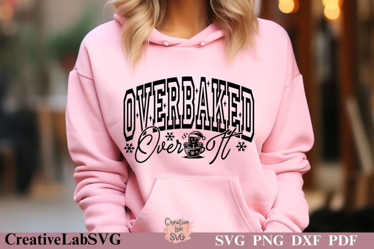 Funny Christmas Overbooked and Over it SVG, Funny Shirt SVG
