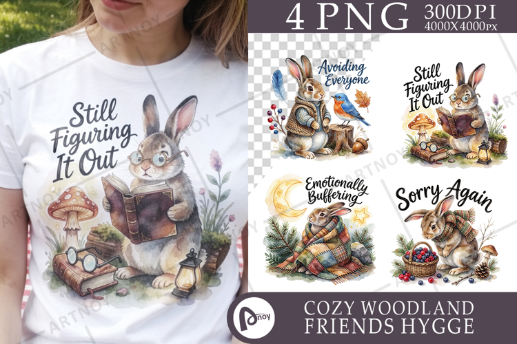 Overthinking Rabbit Sublimation