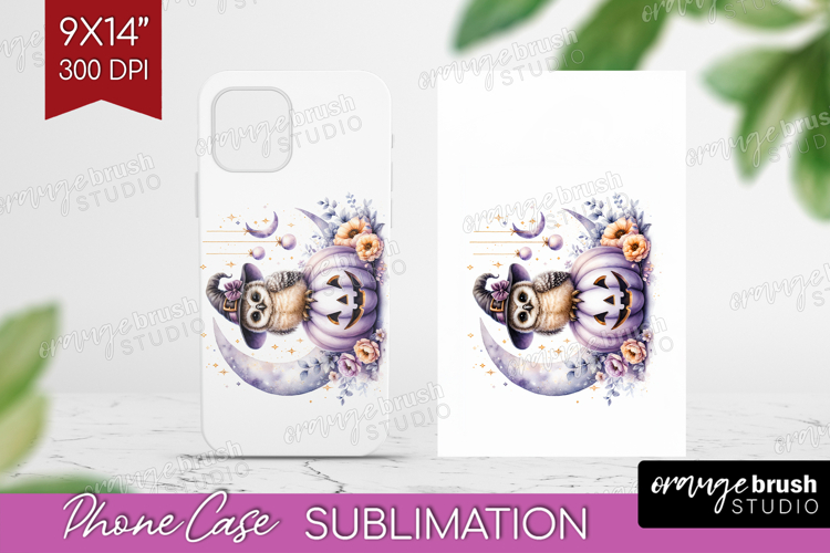 Owl Halloween Phone Case PNG Coquette Case PNG Sublimation