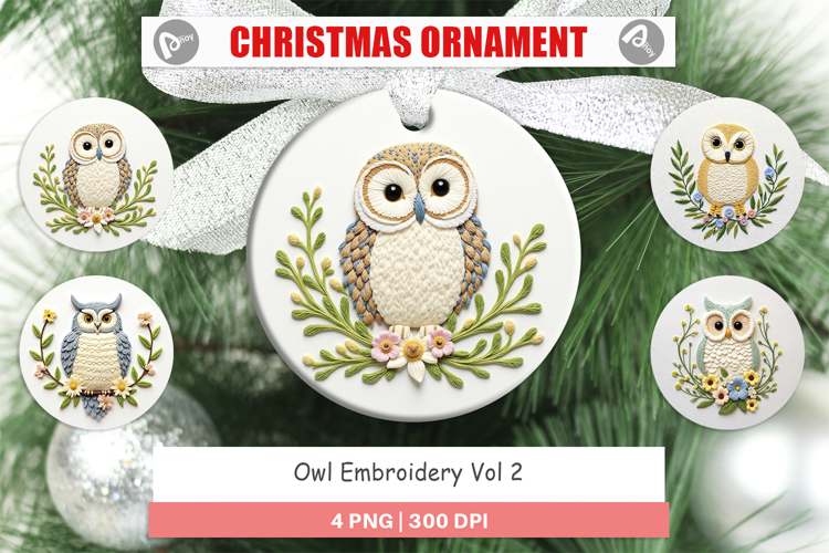 Ornament Owl Embroidery