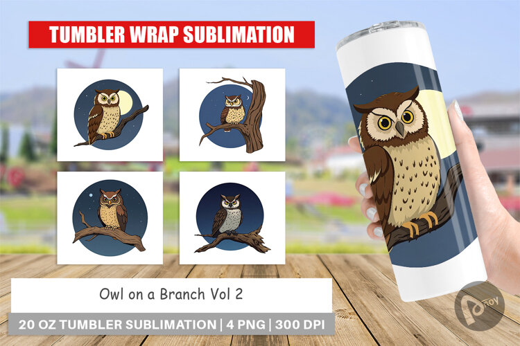 Tumbler Branch Owl example image 1