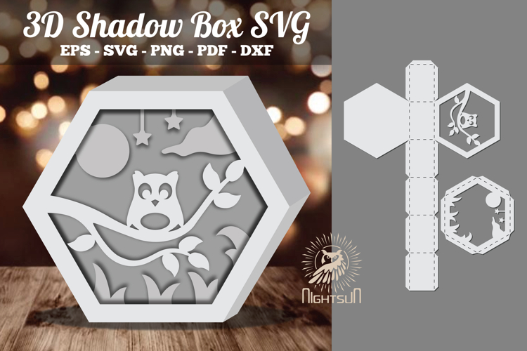3d Shadow Box Svg Image 15