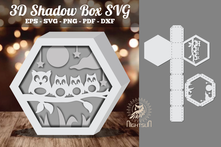 3d Shadow Box Svg Image 10