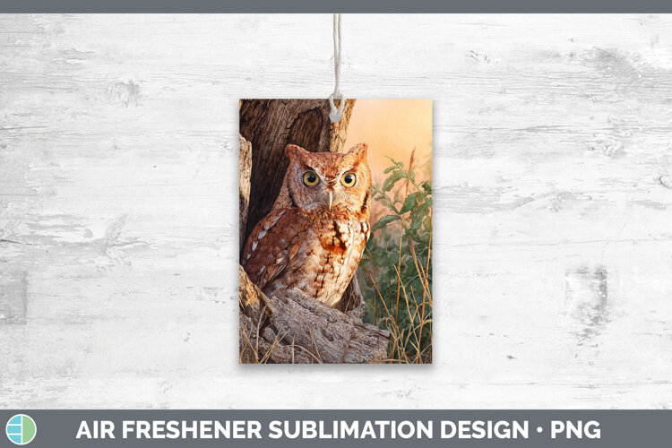GorgeousOwl Sunset Air Freshener design.