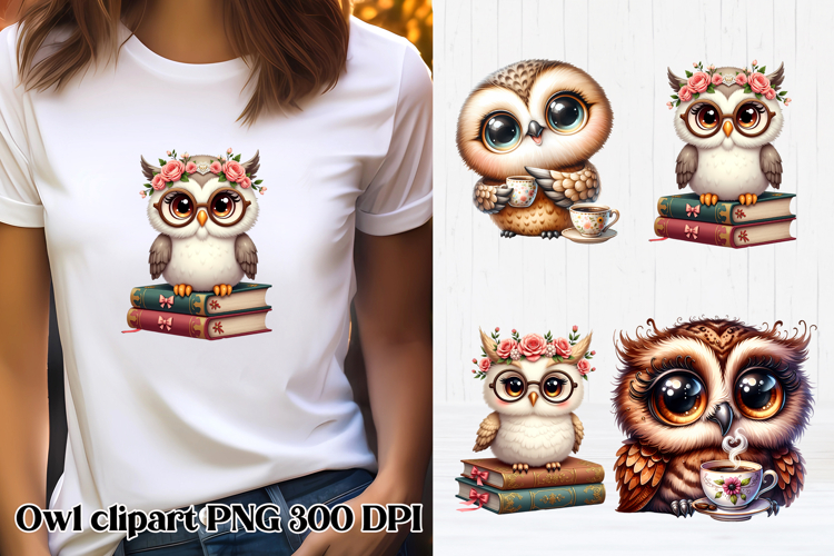 Cute Owl Clipart Image 8