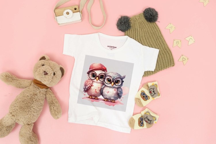 Owls in love|sublimation design