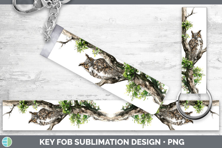 GorgeousOwls Sketch Key Fob design.