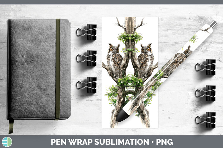 GorgeousOwls Sketch Pen Wrap design.