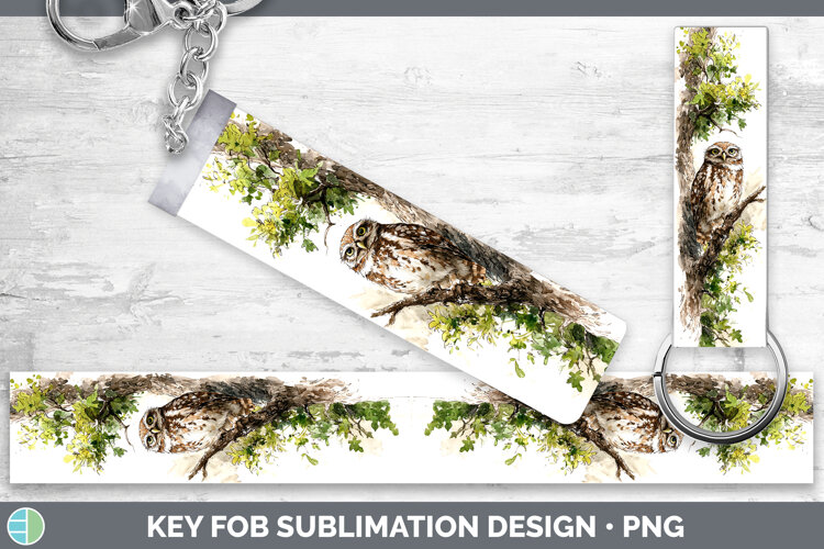 GorgeousOwls Sketch Key Fob design.