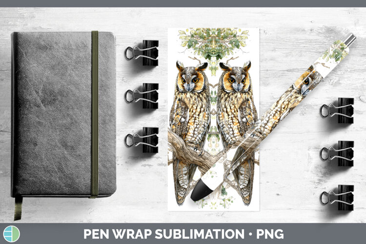 GorgeousOwls Sketch Pen Wrap design.