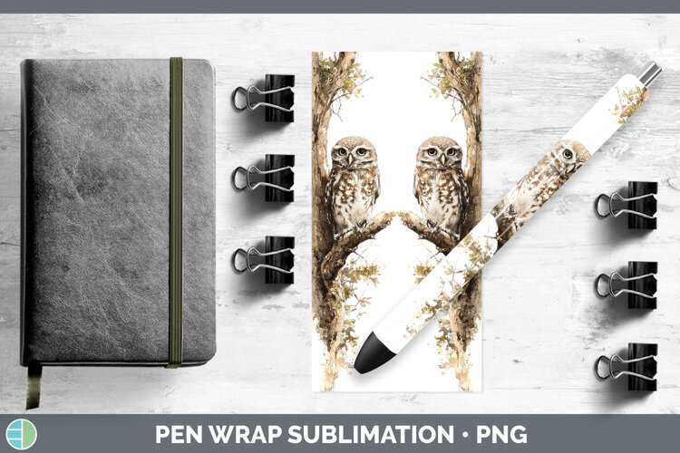 GorgeousOwls Sketch Pen Wrap design.