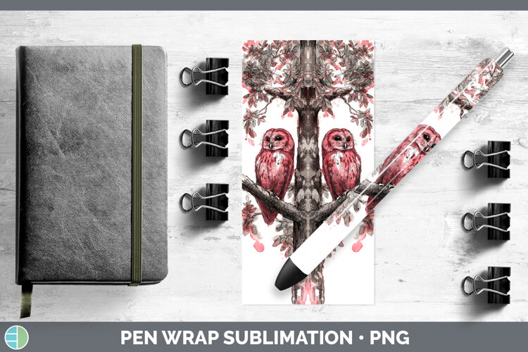 GorgeousOwls Sketch Pen Wrap design.