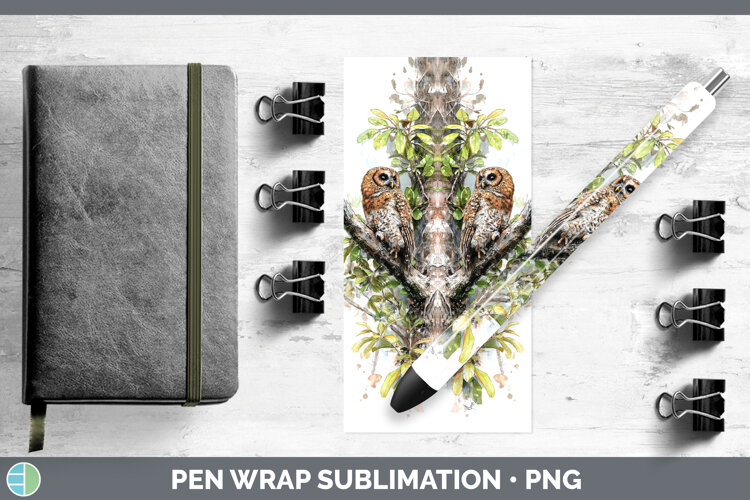 GorgeousOwls Sketch Pen Wrap design.