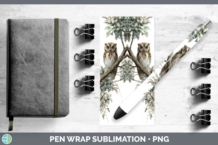 GorgeousOwls Sketch Pen Wrap design.