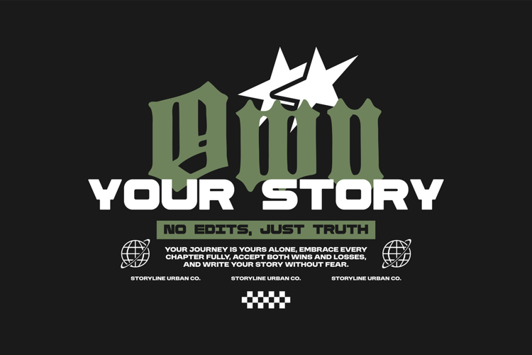 Minimal Typography Streetwear | Motivational Quotes