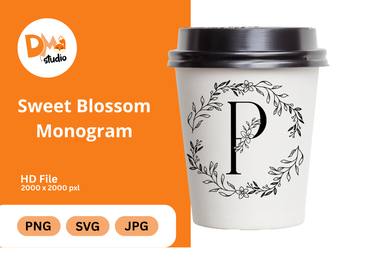 Sweet Blossom Monogram