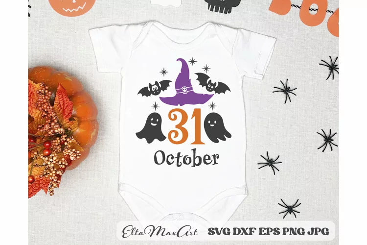31 October SVG, Halloween Baby SVG, Halloween SVG, Baby Svg