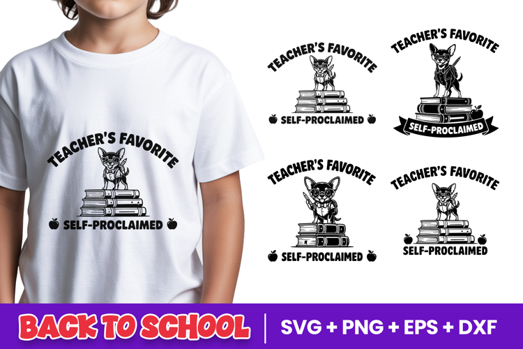 Teachers Favorite School SVG PNG example image 1