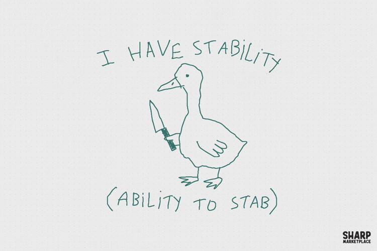 I Have Stability Ability To Stab PNG, Trendy PNG, Shirt example image 1