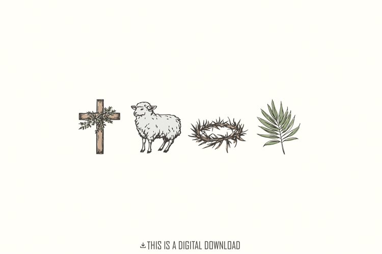 Easter PNG Digital Download, Christian Religious Bible