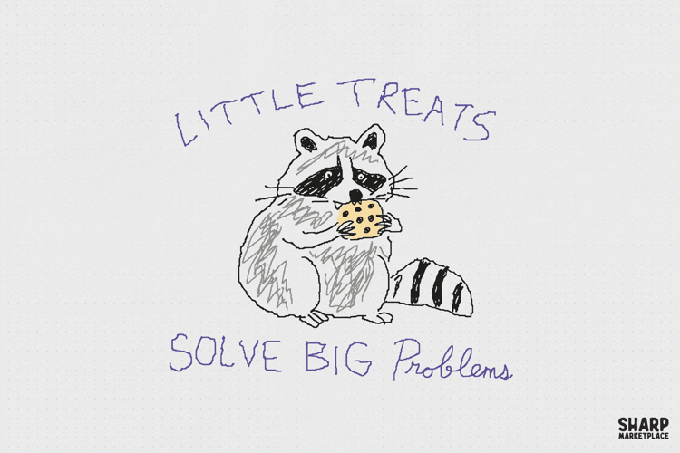 Little Treats Solve Big Problems PNG, Trendy PNG, Shirt example image 1