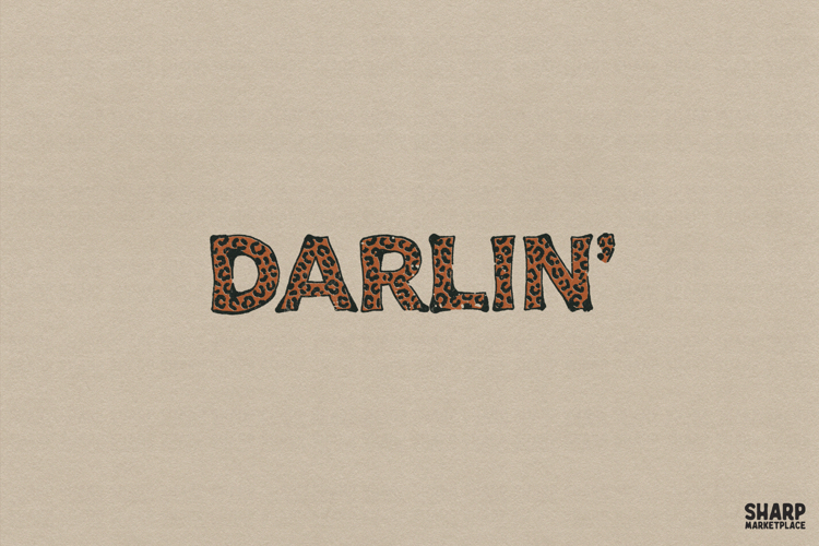 Darlin Western PNG, Trendy Shirt PNG, Funny Cowgirl