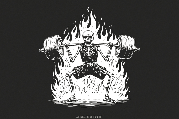 Weightlifting Clipart Image 6